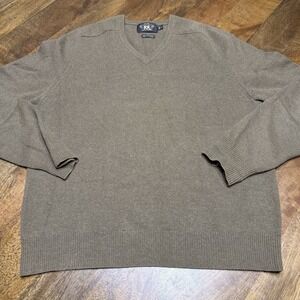 Polo Ralph Lauren double RL  RRL cashemere Wool V Neck Sweater M